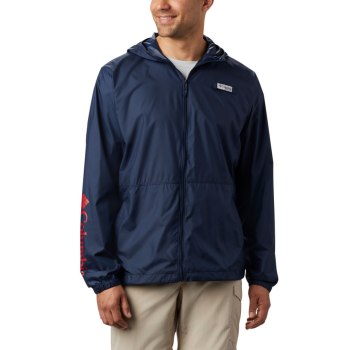 Columbia Jas Heren, PFG Three Streams Windbreaker Donkerblauw, 39OPEASXC